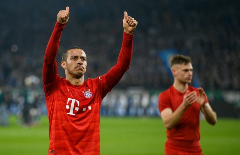 Bayern de Munique confirma que Thiago Alcântara não seguirá no clube. AFP