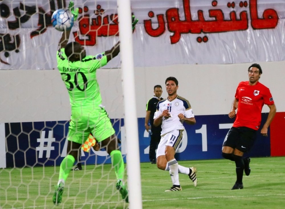 Al Rayyan se impuso por 7-3 al Al-Gharafa. AFP