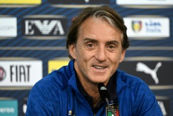 Intervsita a Roberto Mancini. AFP