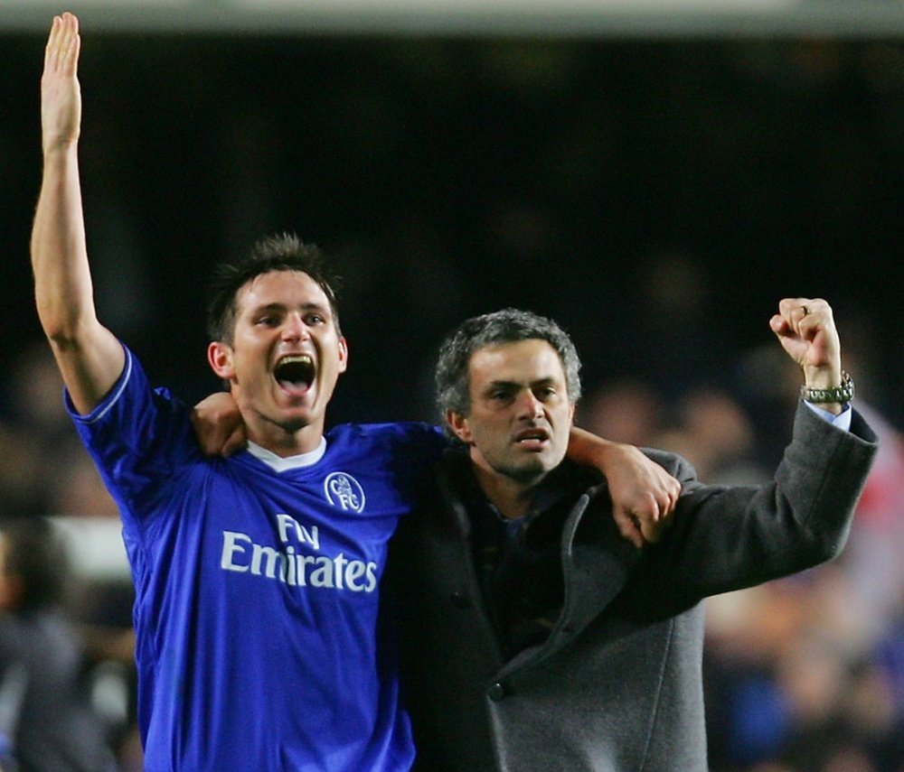 Lampard fue una piedra angular del Chelsea de Mourinho. AFP