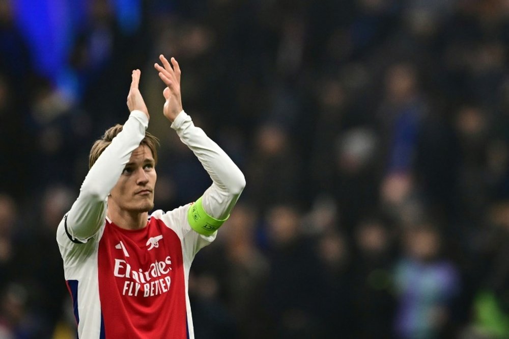 Martin Odegaard started for Arsenal against Chelsea after 2 months on the sidelines. AFP