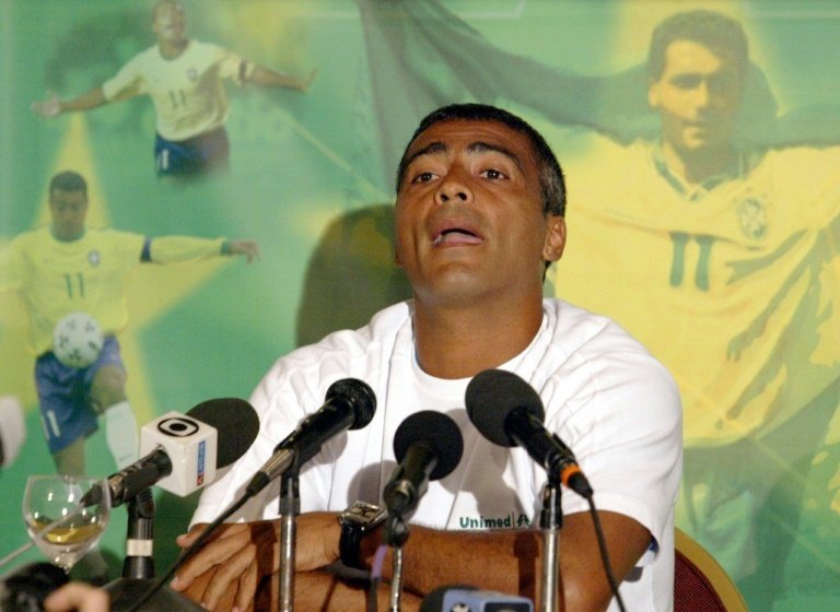 Romario, pictured on September 30, 2004, said of Johan Cruyff, He was, without a doubt, the best coach I ever had