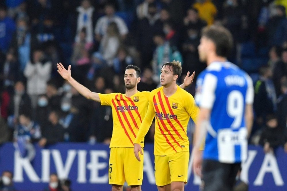 Le Barça décroche le nul dans le temps additionnel contre l'Espanyol. AFP