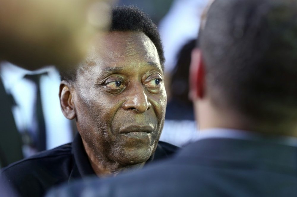 Pele spoke about Brazil and the impending World Cup. AFP