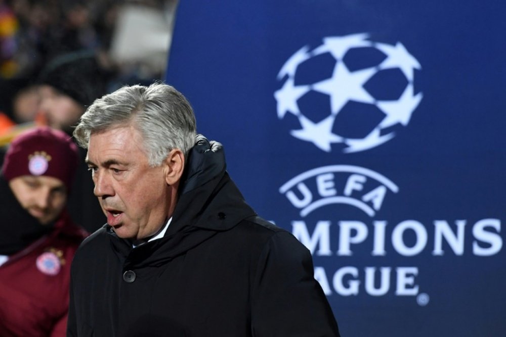 Ancelotti considera crucial el encuentro ante el Atleti. AFP