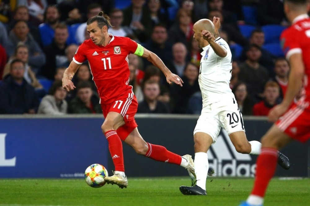 Bale se sent bien avec le Pays de Galles. AFP