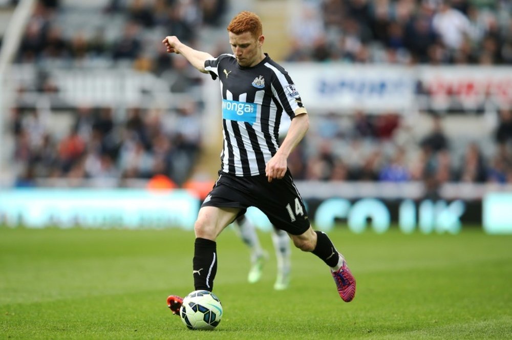 Newcastle's Jack Colback is among a number of players facing a fitness test as the side bids. AFP