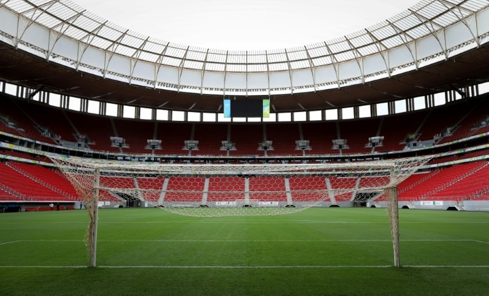 Escalações oficiais de Flamengo e Athletico Paranaense, Supercopa Brasil 16-02-20. AFP