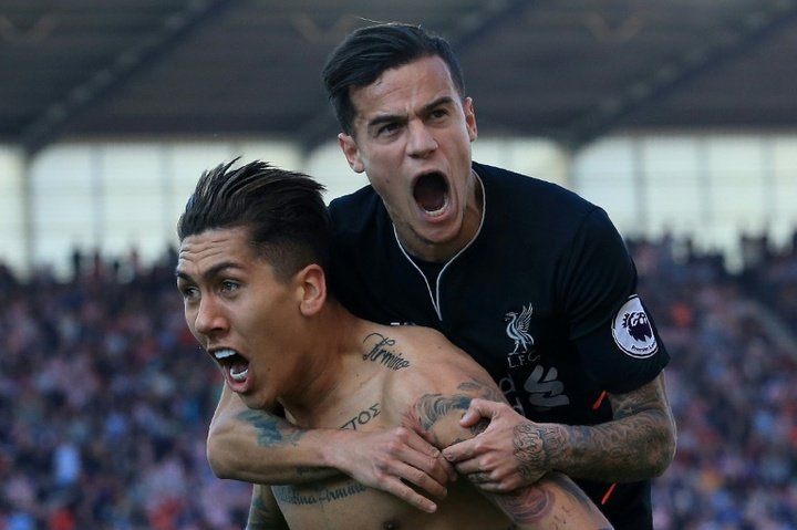 Coutinho and Firmino ride to Liverpool's rescue