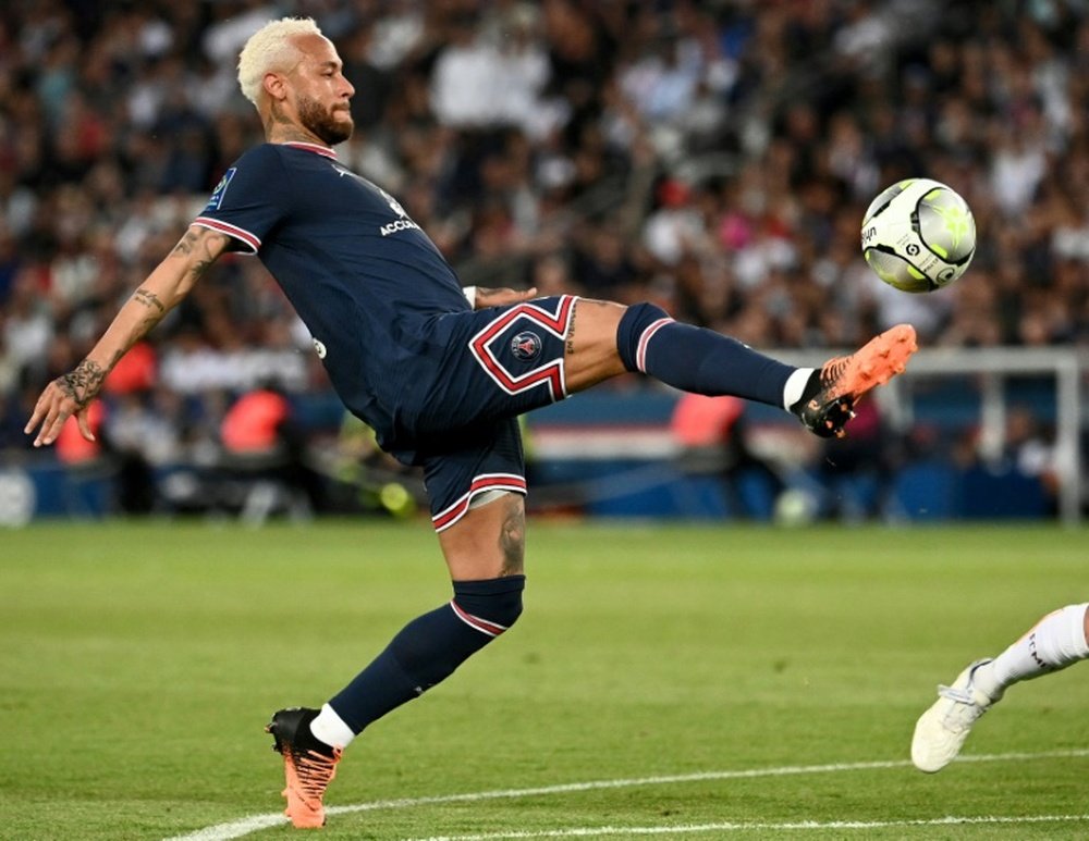 Neymar sabe o que quer e o seu futuro permanece em Paris.AFP