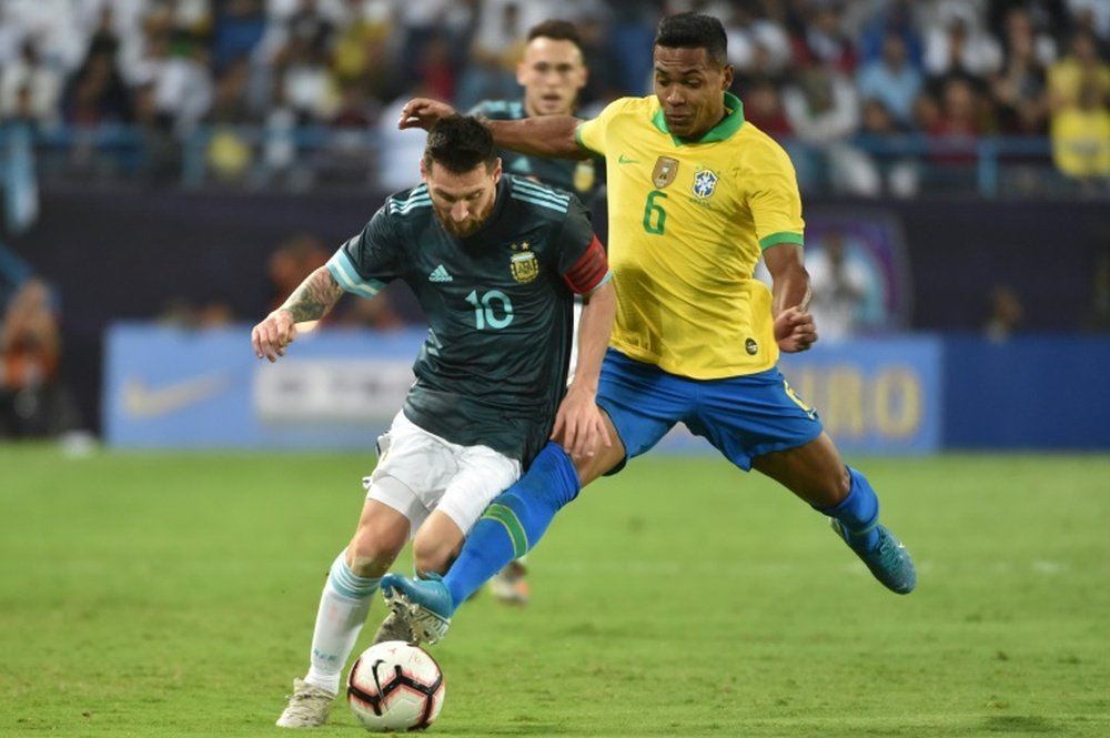 Brasil, a olvidar la derrota ante Argentina. AFP