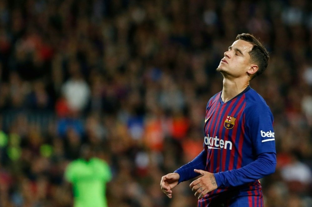Philippe Coutinho has struggled to impress at Barcelona. AFP