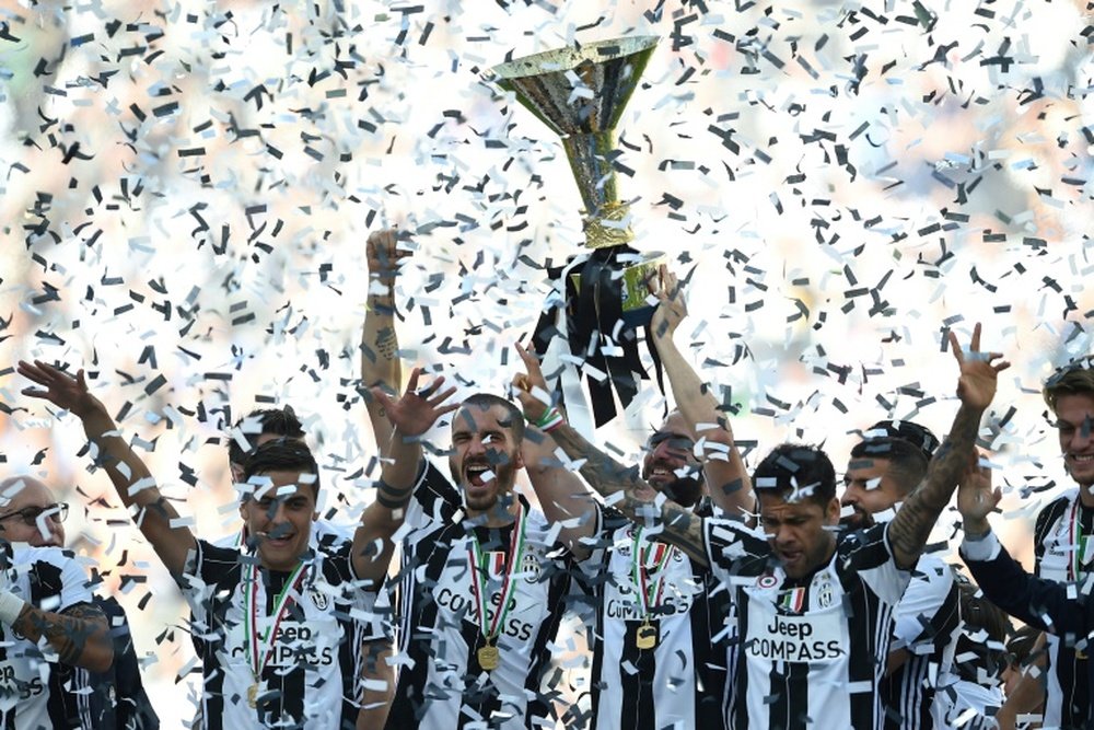 La Juventus, a por otro nuevo Scudetto. AFP