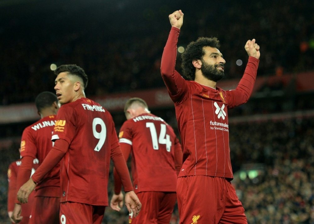 Salah scored the winner for Liverpool in a fantastic encounter versus Spurs. AFP