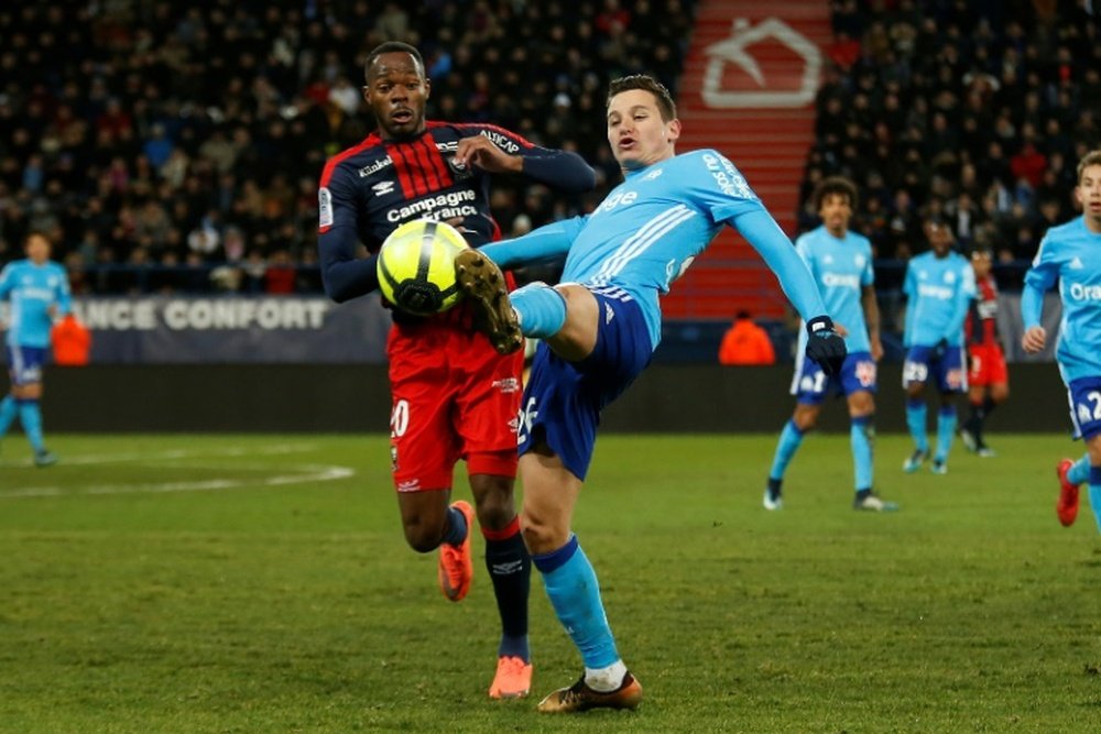 Les compos probables du match de Ligue 1 entre l'OM et Caen. AFP