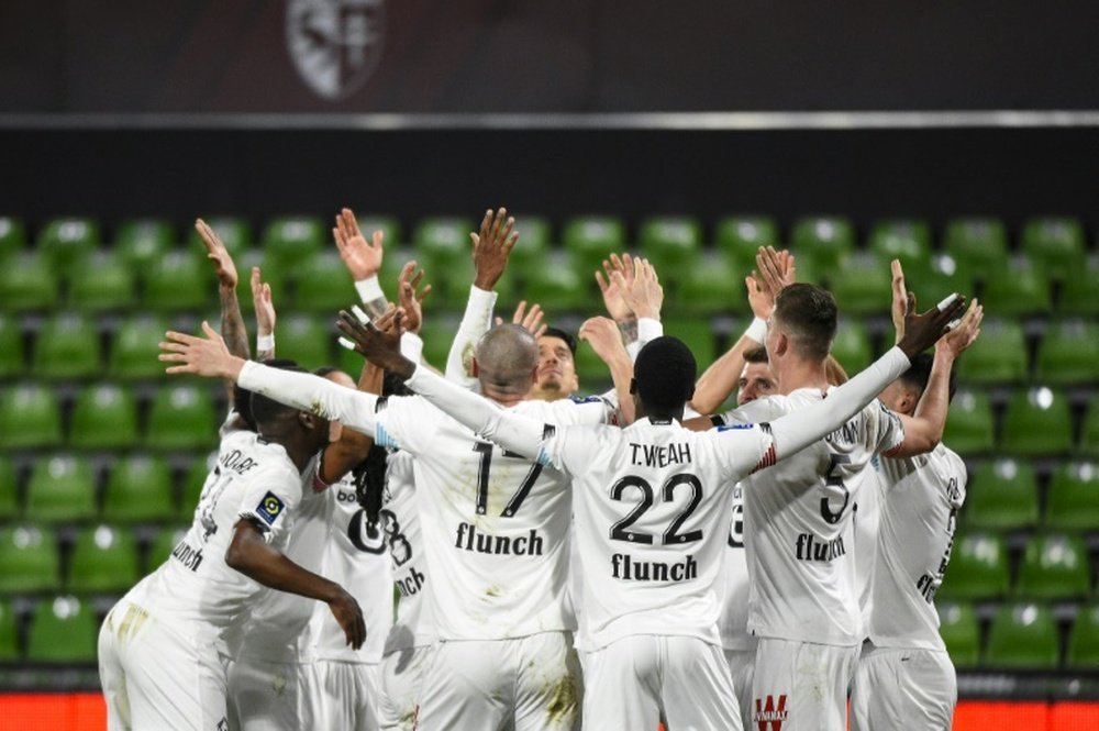 Lille venceu por 2 a 0 o jogo contra o Metz. AFP