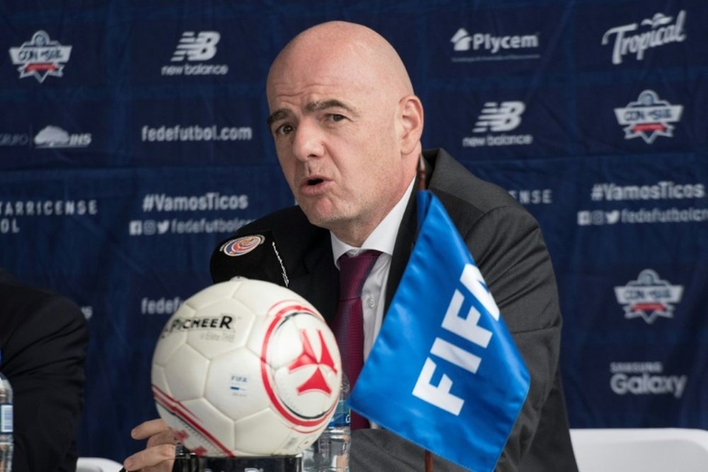 El dirigente defendió la limpieza de la actual FIFA. AFP