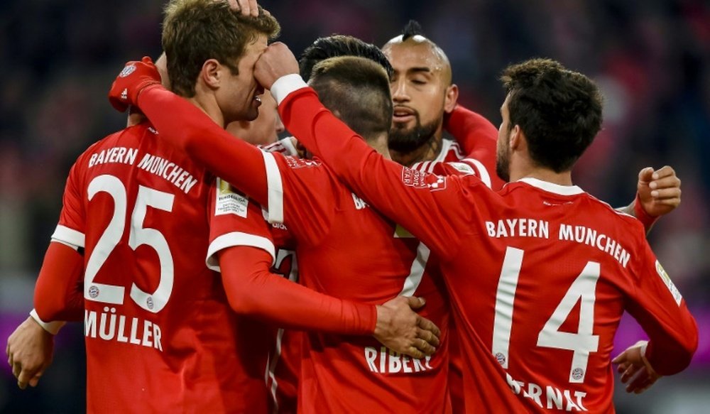 El Bayern recibe el sábado a un Hoffenheim a la baja. AFP