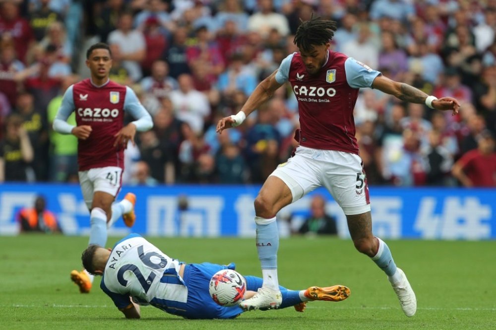 Mings suffered an injury in the game between Villa and West Ham. AFP