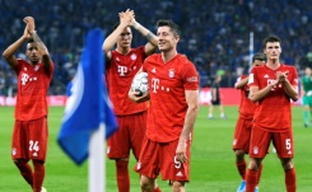Robert Lewandowski scored a hat-trick against Schalke last weekend to give Bayern Munich their first win of the season