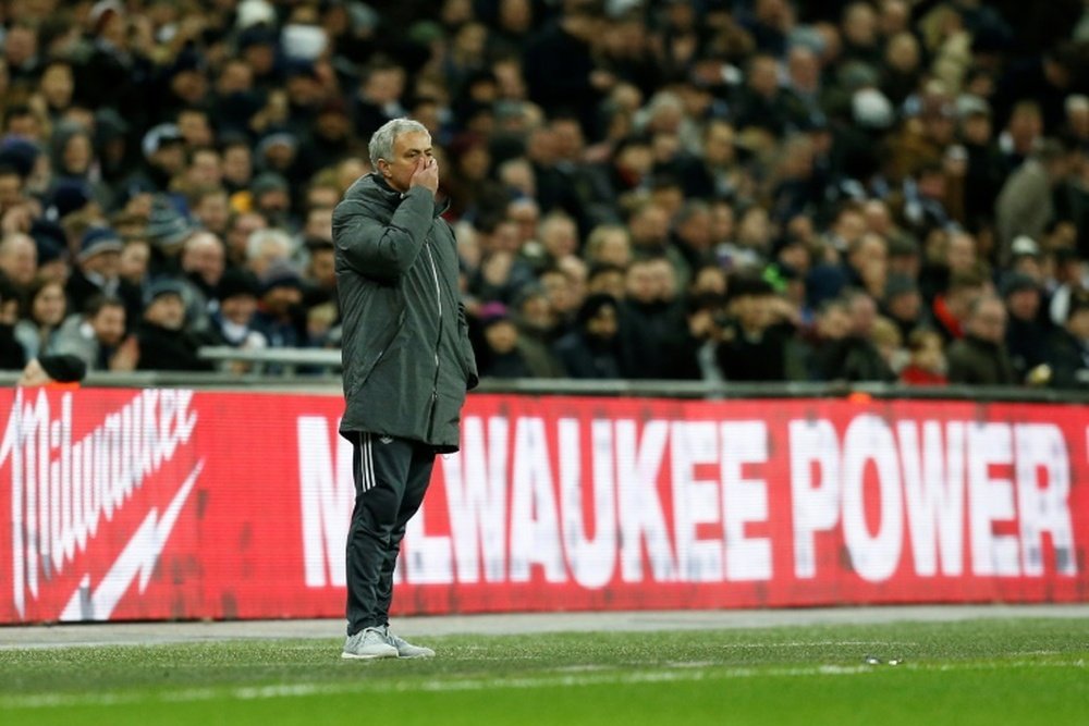 Mourinho described Tottenham's goals as 'ridiculous'. AFP