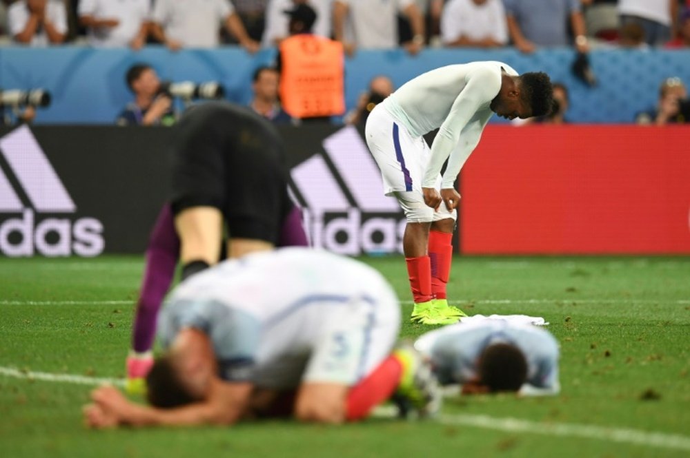 England players devastated after being knocked out by Iceland at Euro 2016. BeSoccer
