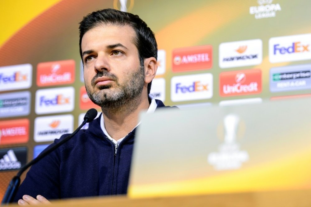 Panathinaikos head coach Italian Andrea Stramaccioni resigns as the team are on the verge of being eliminated from both the Europa League and Greek Cup