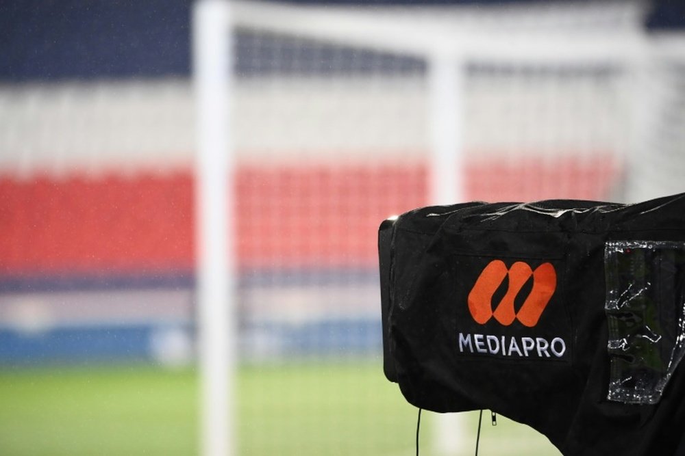 Mediapro dejó de ser el productor audiovisual de LaLiga e impugnará las adjudicaciones. AFP