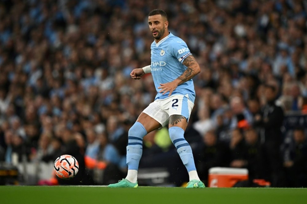 Kyle Walker says Aguero was never bothered during training. AFP