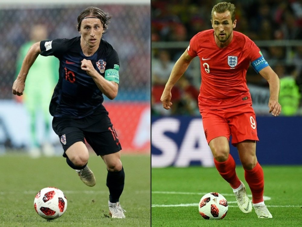 Modric and Kane are the key men. AFP