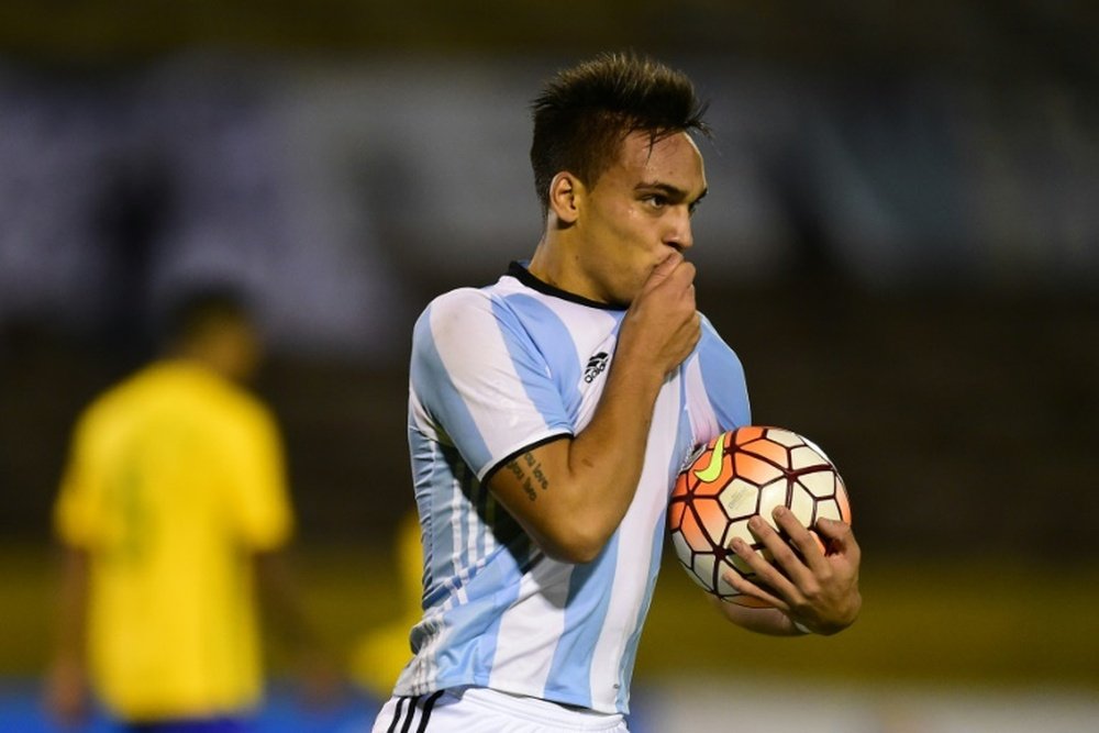 D'après Zanetti, Lautaro est le futur de la sélection argentine. AFP
