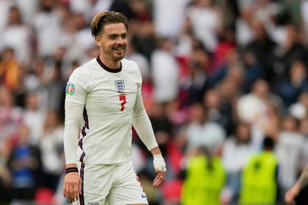 Grealish jugó la Eurocopa con Inglaterra. AFP