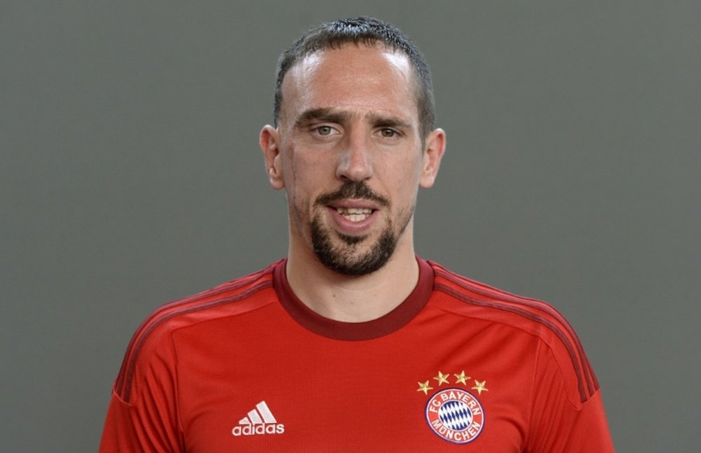 Bayern Munichs midfielder Franck Ribery, pictured on July 16, 2015, will undergo new tests at the end of August to determine when he can return to action from an ankle injury