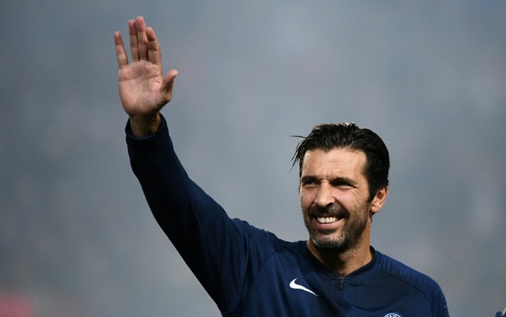 Gianluigi Buffon spent just one season at PSG, where he played on 25 occasions. AFP