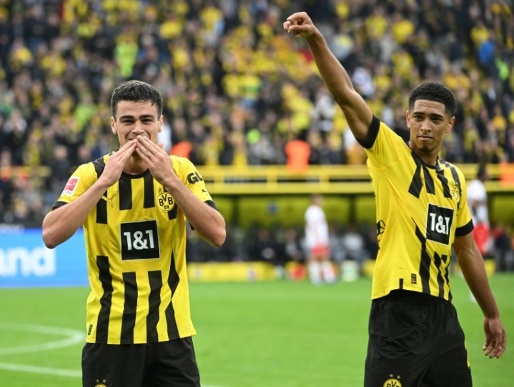 Reyna spoke about Bellingham going to Madrid. AFP