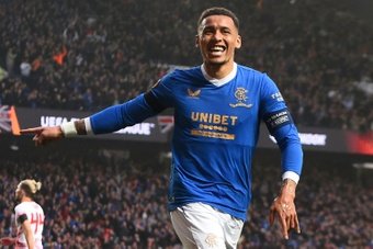 James Tavernier netted as Rangers booked a date with Frankfurt. AFP