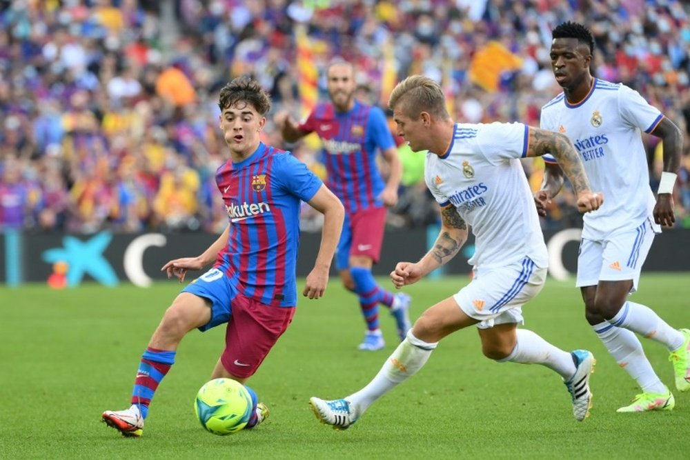 El Barça cayó ante el Real Madrid. AFP