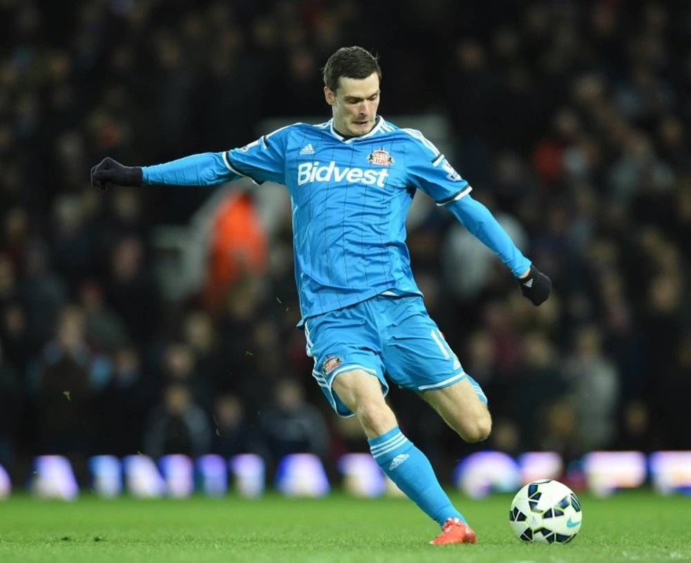 Sunderlands midfielder Adam Johnson, pictured on March 21, 2015, is due to stand trial in Bradford, northern England on two counts of sexual activity with a child, which he denies