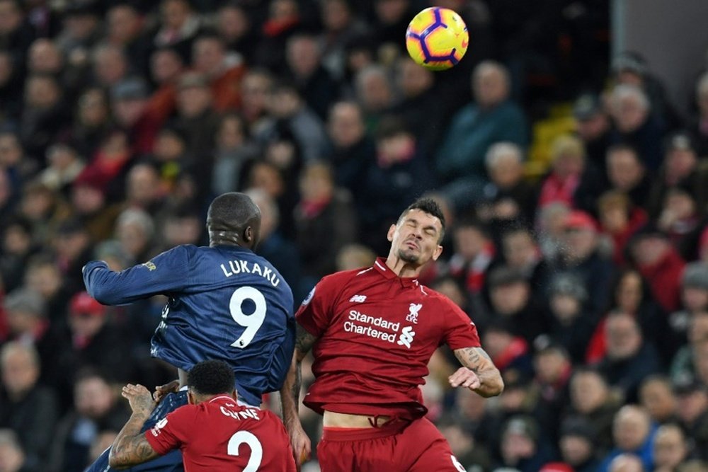 Van Dijk reconoció que golpeó a Sergio Ramos. AFP