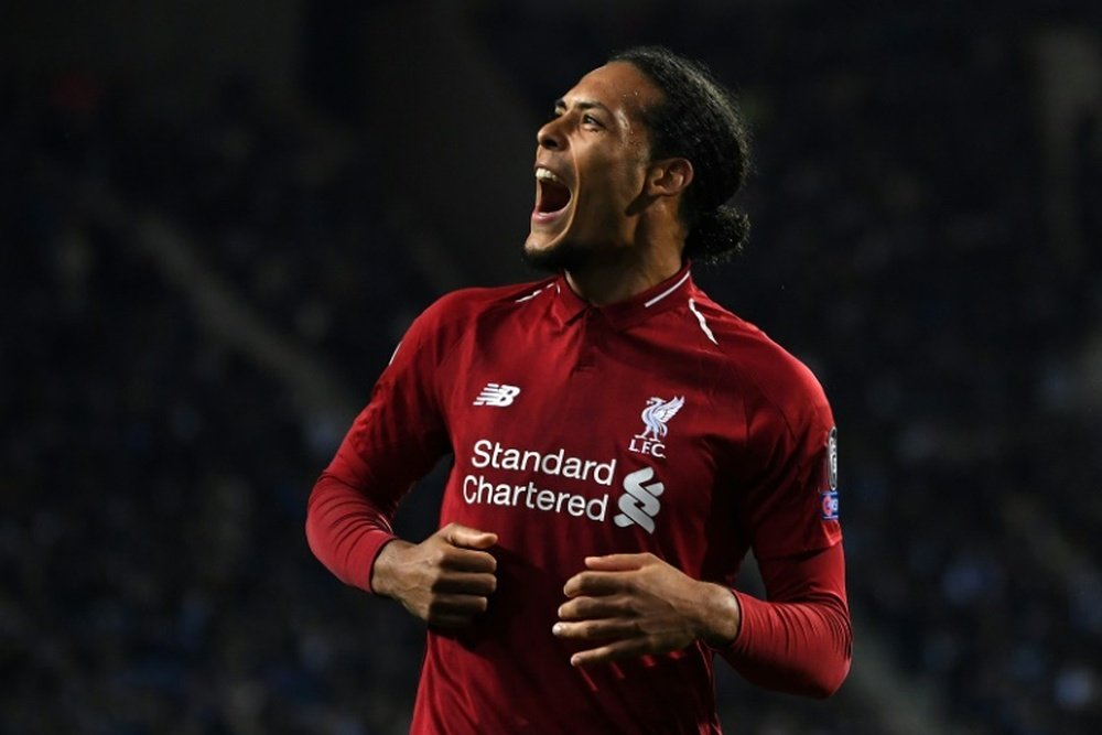 Van Dijk respondió a un cuestionario. AFP