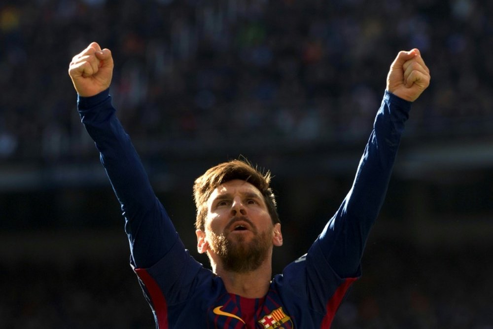 Messi tem contrato com o Barcelona até 2021. AFP