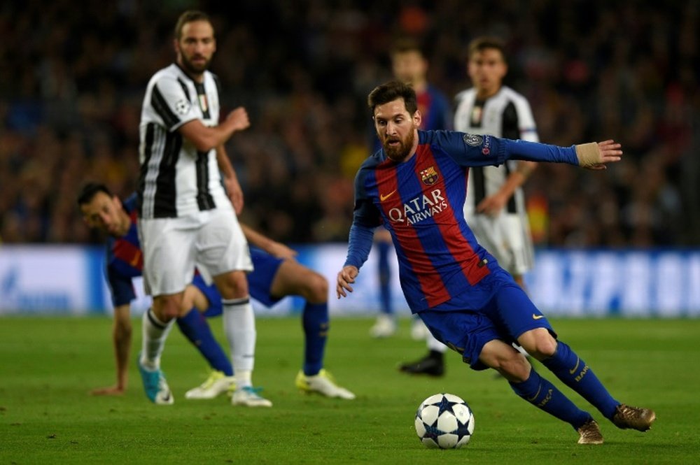 'Leo' não quer deixar o Camp Nou. AFP