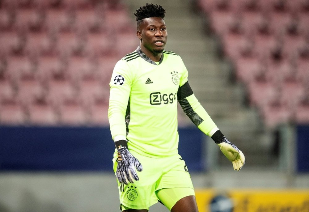 Onana will leave Ajax at the end of the season to go to Inter. AFP