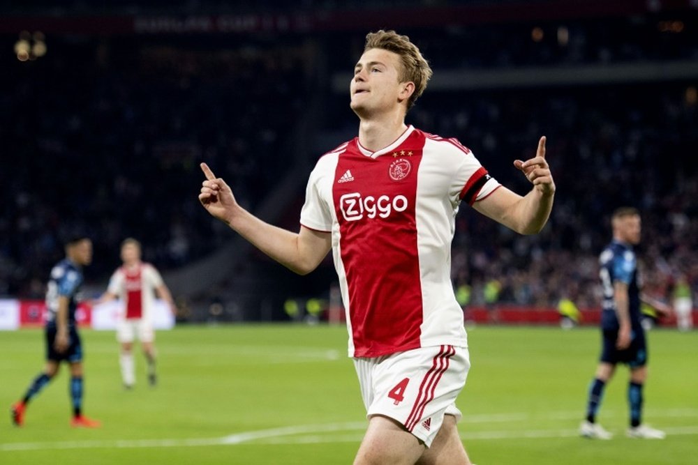 O Ajax já é campeão virtual da liga holandesa. AFP