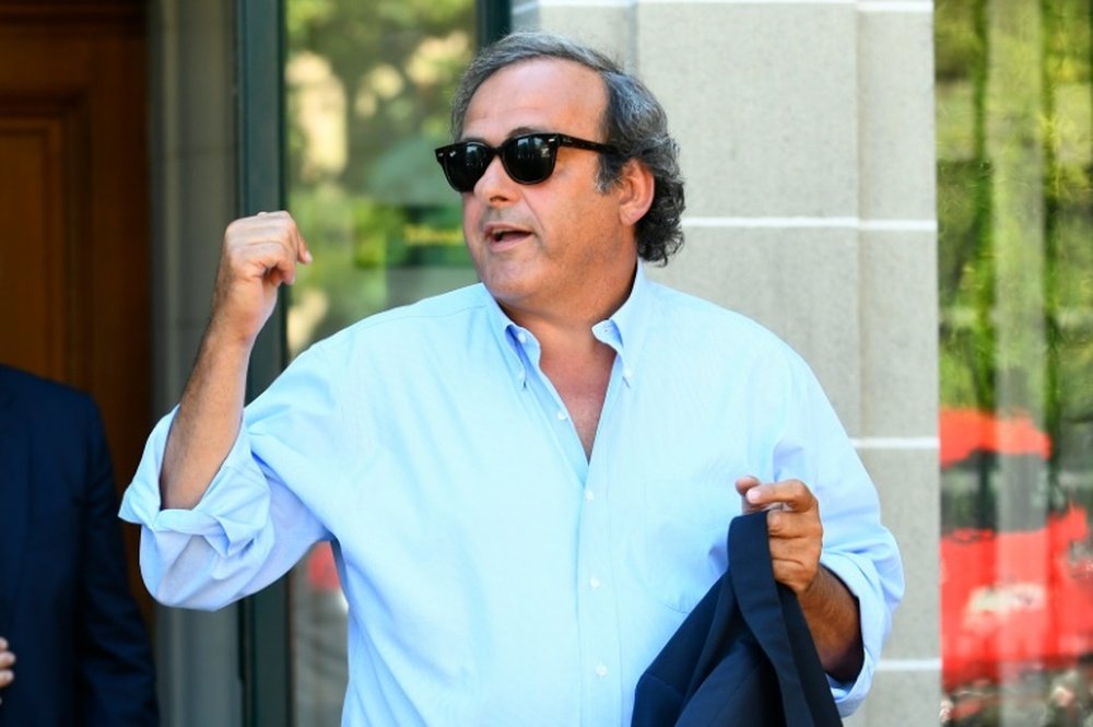 UEFA confirmed former UEFA president Platini no long receives a salary, but maybe renumeration. AFP
