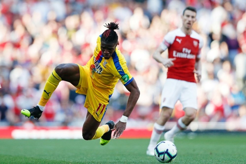 Crystal Palace recale la première offre d'Arsenal pour Zaha. AFP