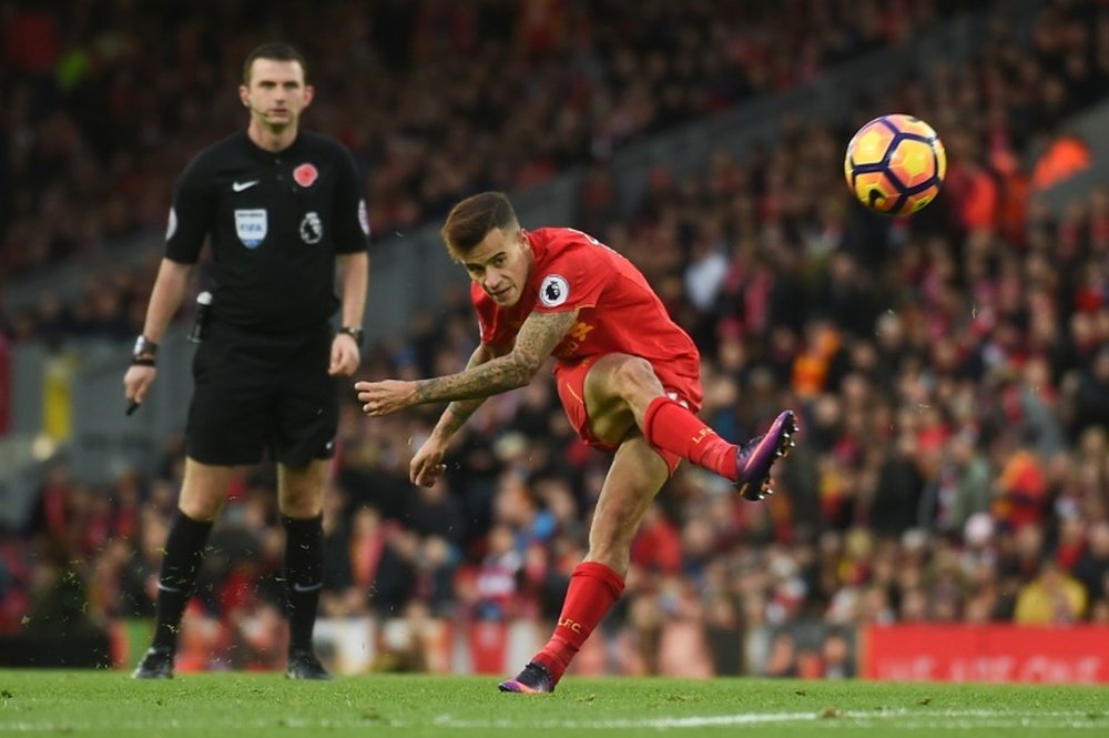 Tercer intento del Barça por Coutinho. AFP