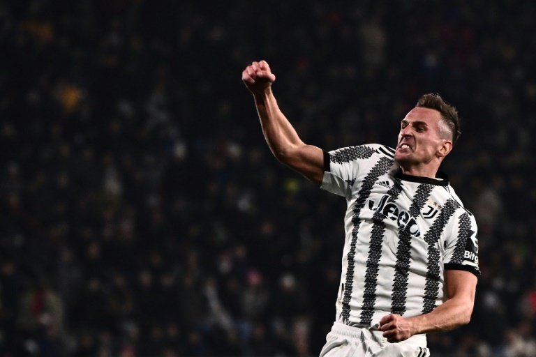 Milik is out for two weeks after getting injured in Juventus' defeat to Monza. AFP