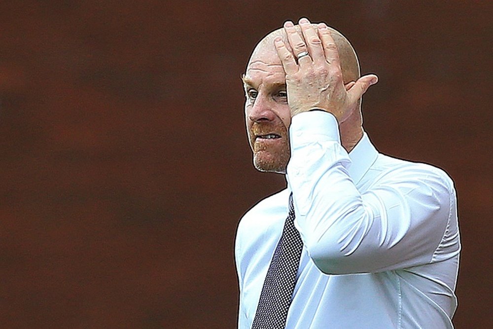 Sean Dyche's Burnley have made a disappointing start to the season. AFP