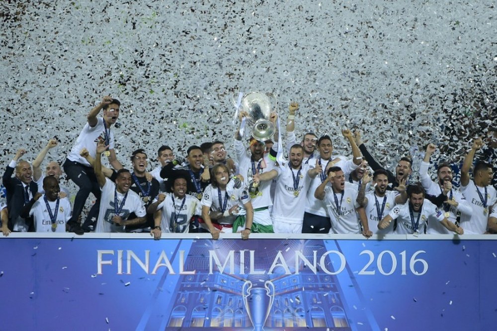 Real Madrid won the UEFA Champions League last season, a record 11th in the clubs history, in a penalty shoot-out against city rivals Atletico after the final finished 1-1